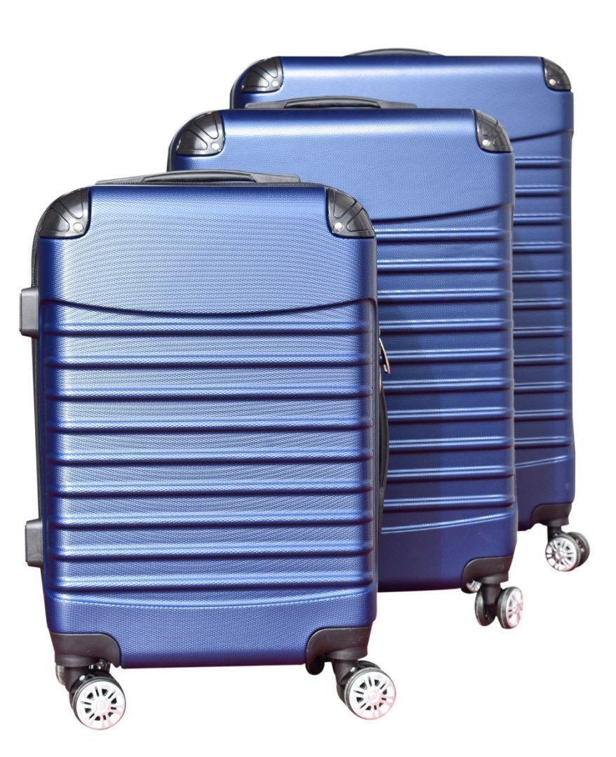 Zestaw Walizek Bagażowych Niebieskie MOVEMANIA Lonar 75 x 47 x 28 cm